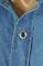 Mens Designer Clothes | ROBERTO CAVALLI Men's Button Front Blue Denim Casual Shirt #31 View 7